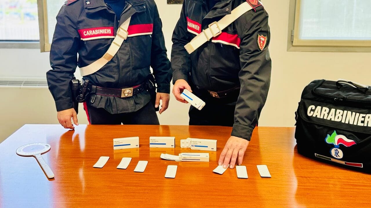 Pastiglie di Rivotril sequestrate dai carabinieri