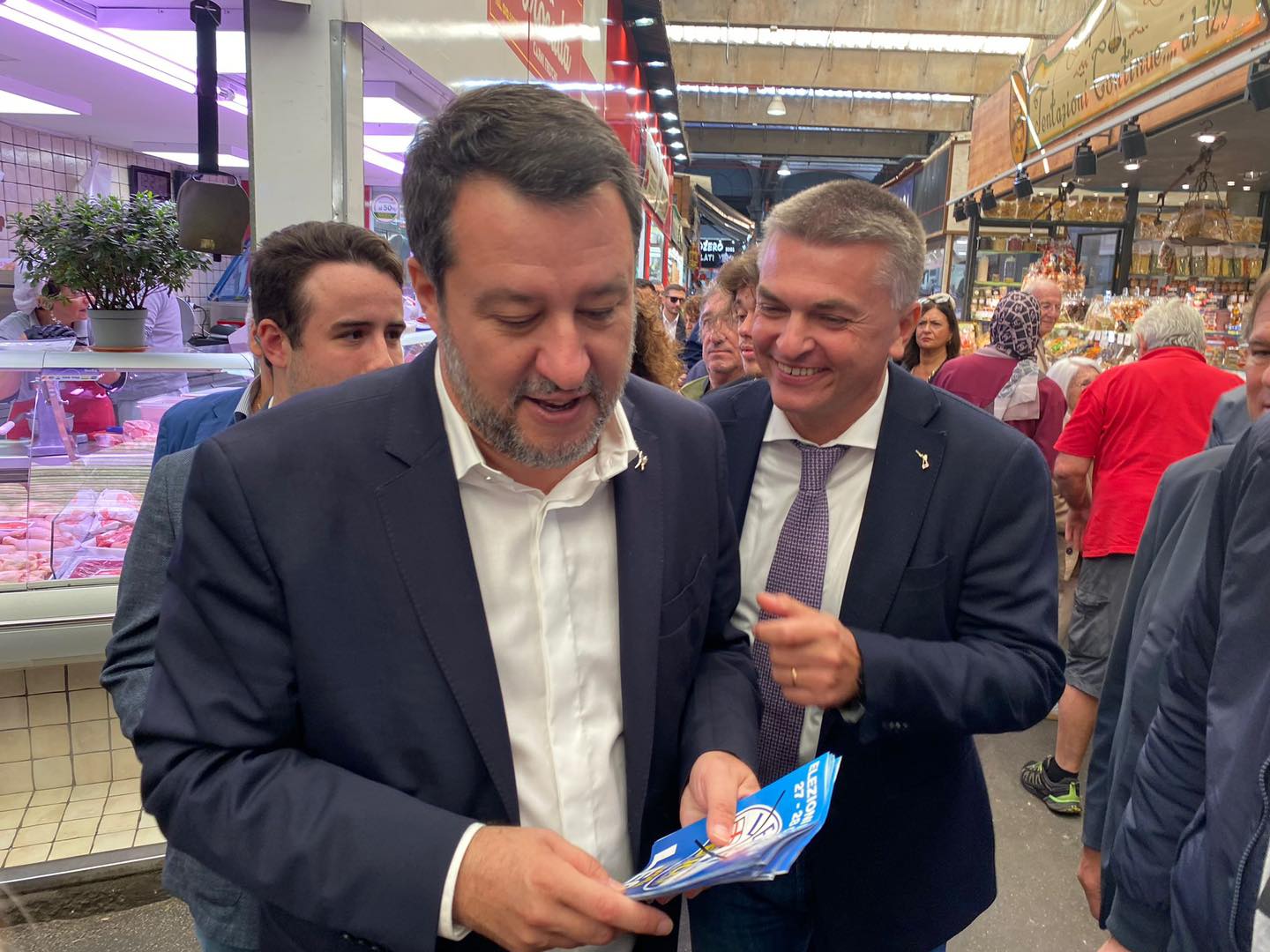 Salvini a Genova: 