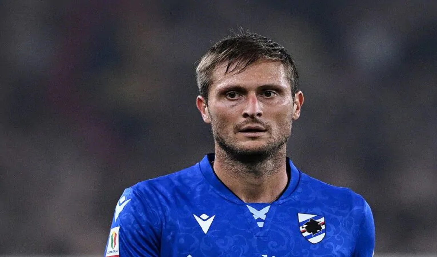 Un calciatore della Sampdoria