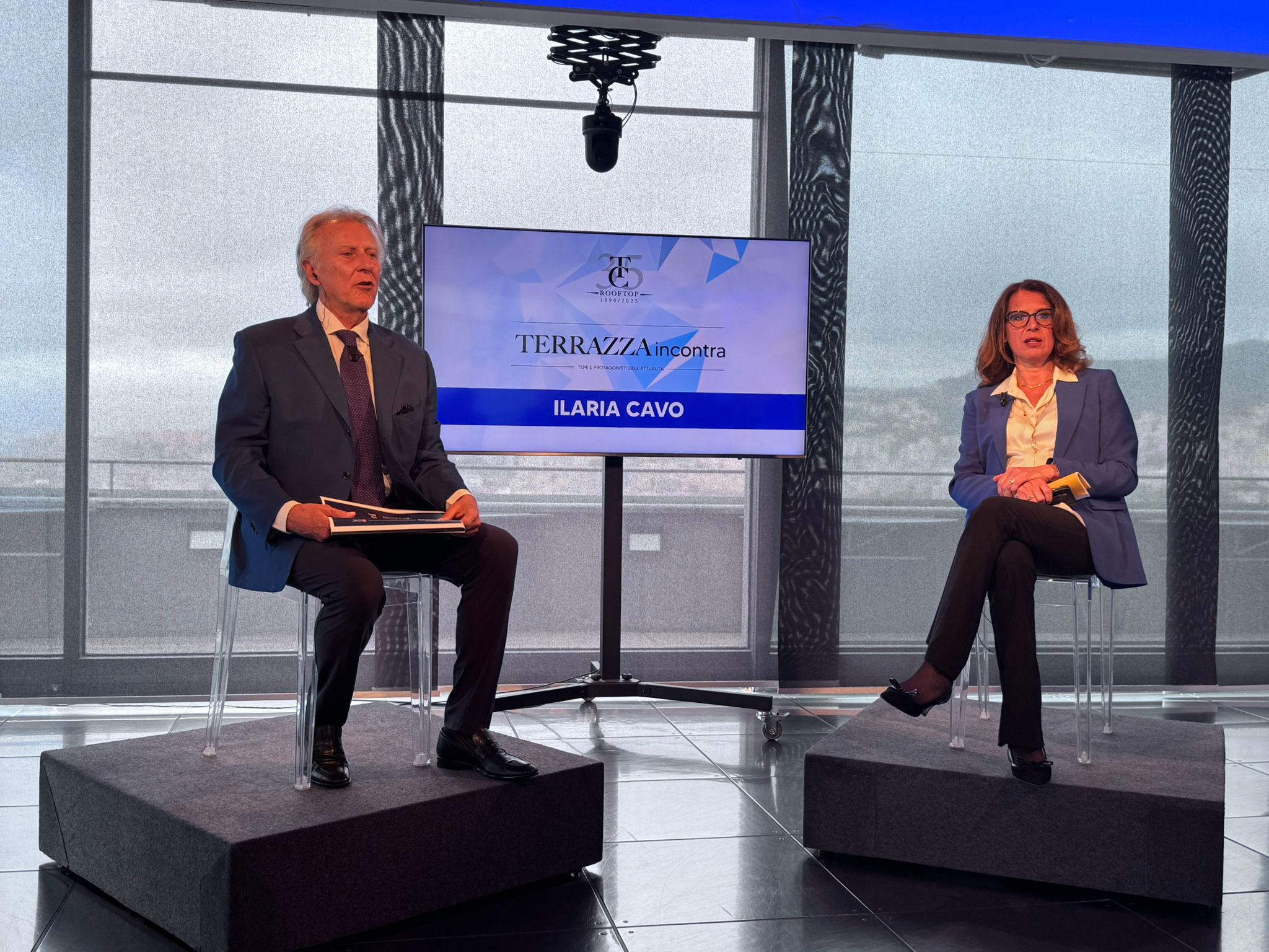 Terrazza Incontra Ilaria Cavo: “Vi spiego perché lavoro per Genova”