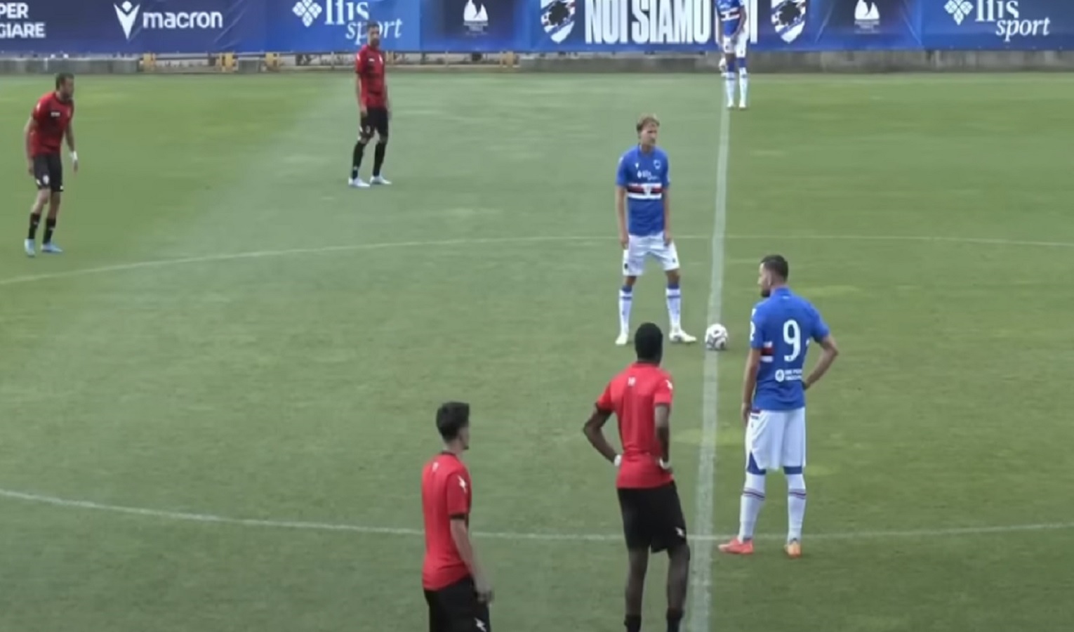 Sampdoria: tre amichevoli con Novara, Pontedera e Sestri Levante