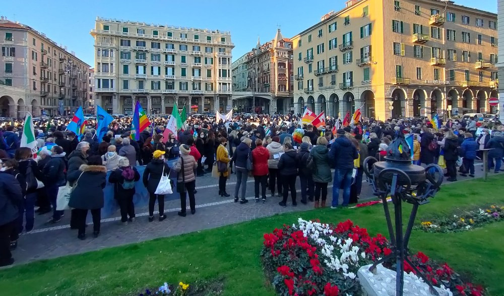 Savona, oggi la manifestazione contro la guerra in Ucraina