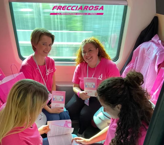Frecciarossa ospita a bordo la prevenzione del tumore al seno