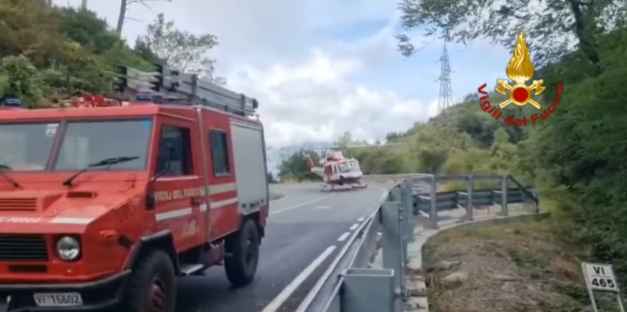 Incidente in moto sul Bracco, 50enne in elicottero al San Martino