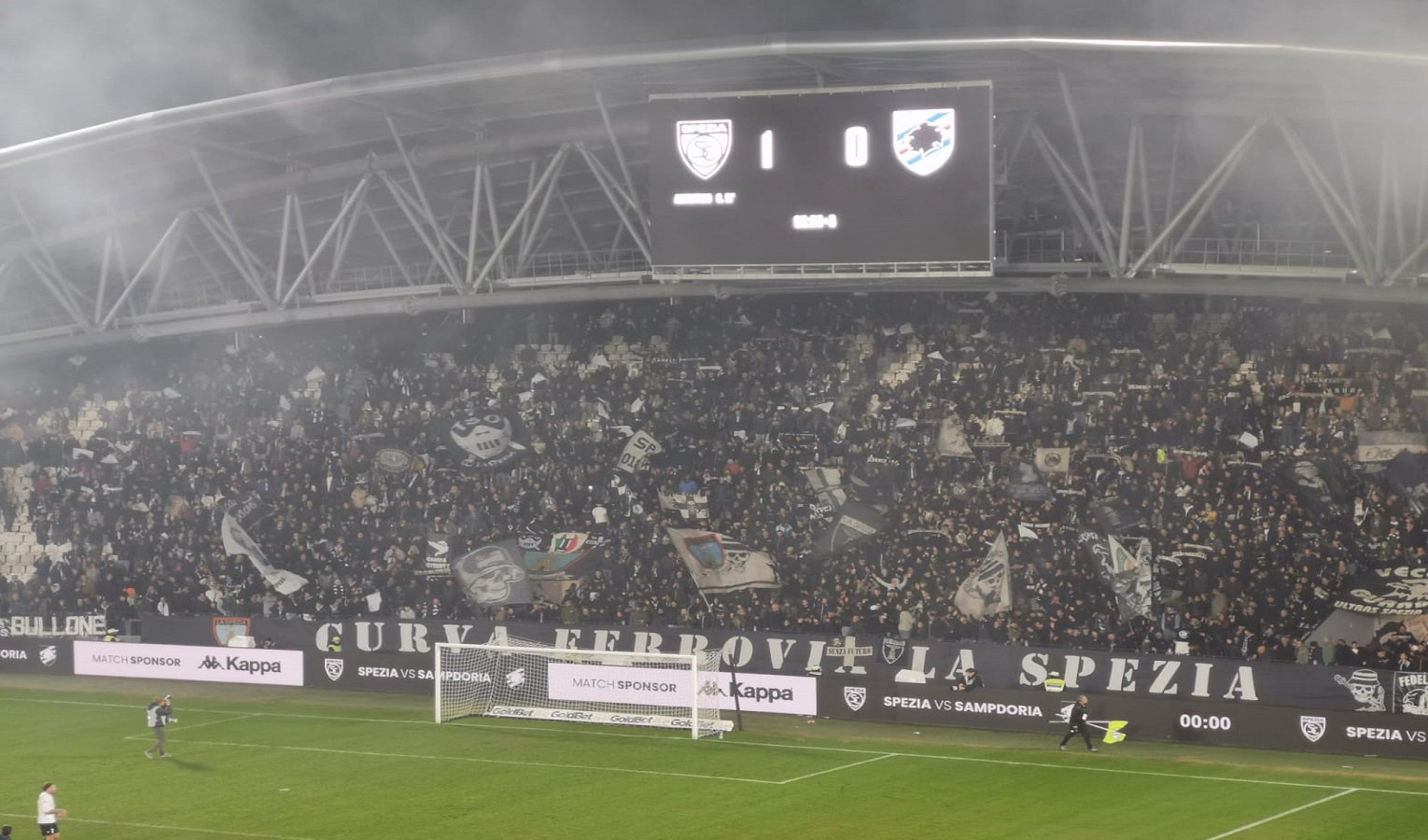Lo Spezia respira, la Sampdoria resta in pieno inferno