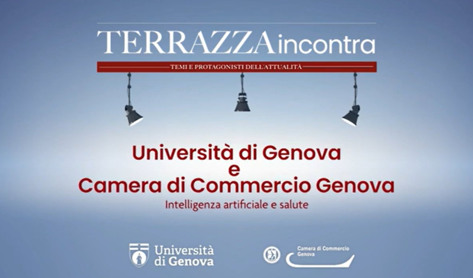 Terrazza Incontra Unige e Camera di Commercio - Intelligenza artificiale e futuro