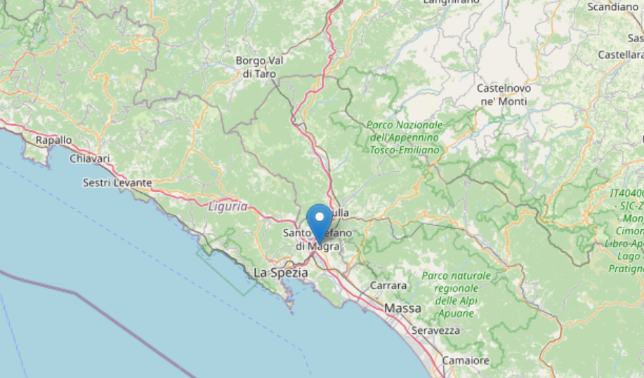 Trema la Liguria, due nuove scosse a Davagna e a Santo Stefano di Magra