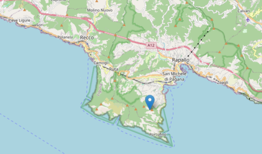 Trema la terra a Portofino, scossa di magnitudo 2.3