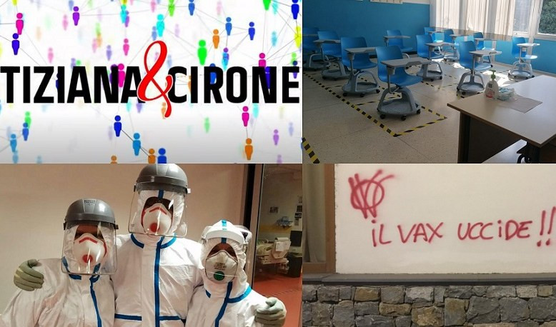 Tiziana&Cirone: quarta ondata, tra stretta no vax e rebus scuola