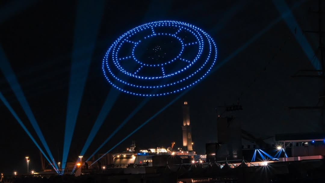 Drone Art al Porto Antico: ecco come nasce lo show che ha stupito Genova