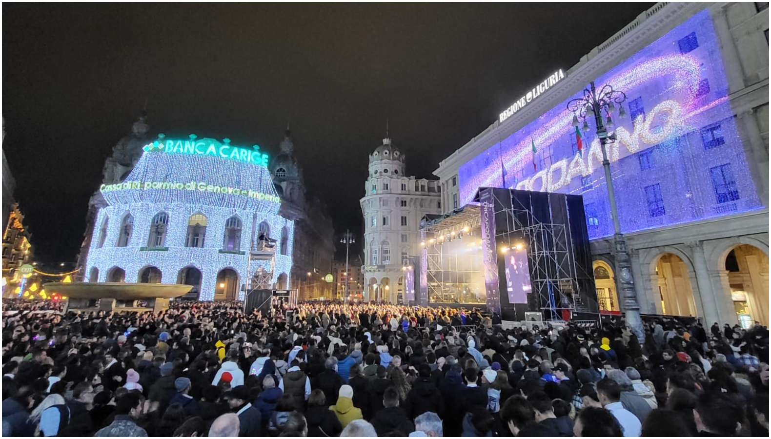 Tricapodanno a Genova, 80mila le persone in piazza