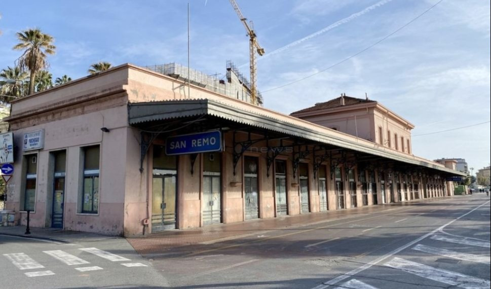 Sanremo, al via i lavori per la riqualificazione dell' ex stazione ferroviaria