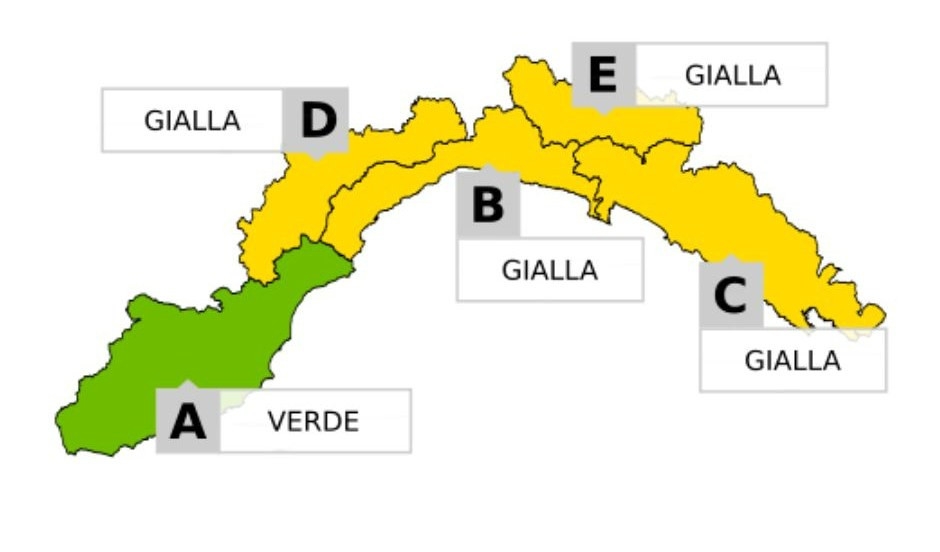 Dopo il caldo torrido domani allerta gialla per temporali