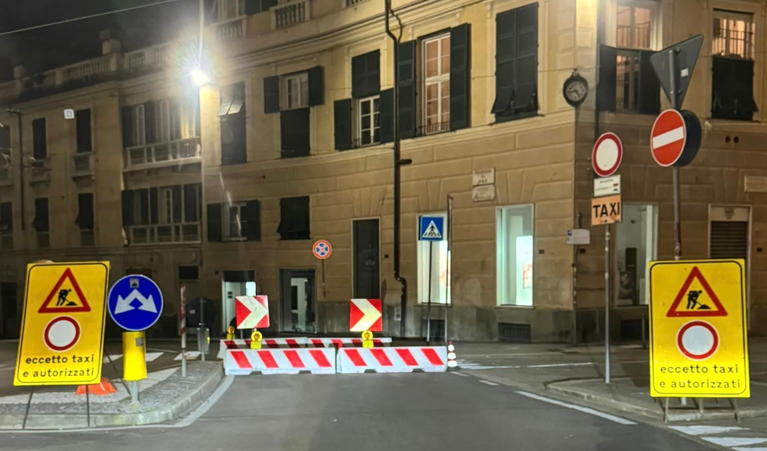 Genova, finiti i lavori in via delle Fontane: ripristinata la viabilità