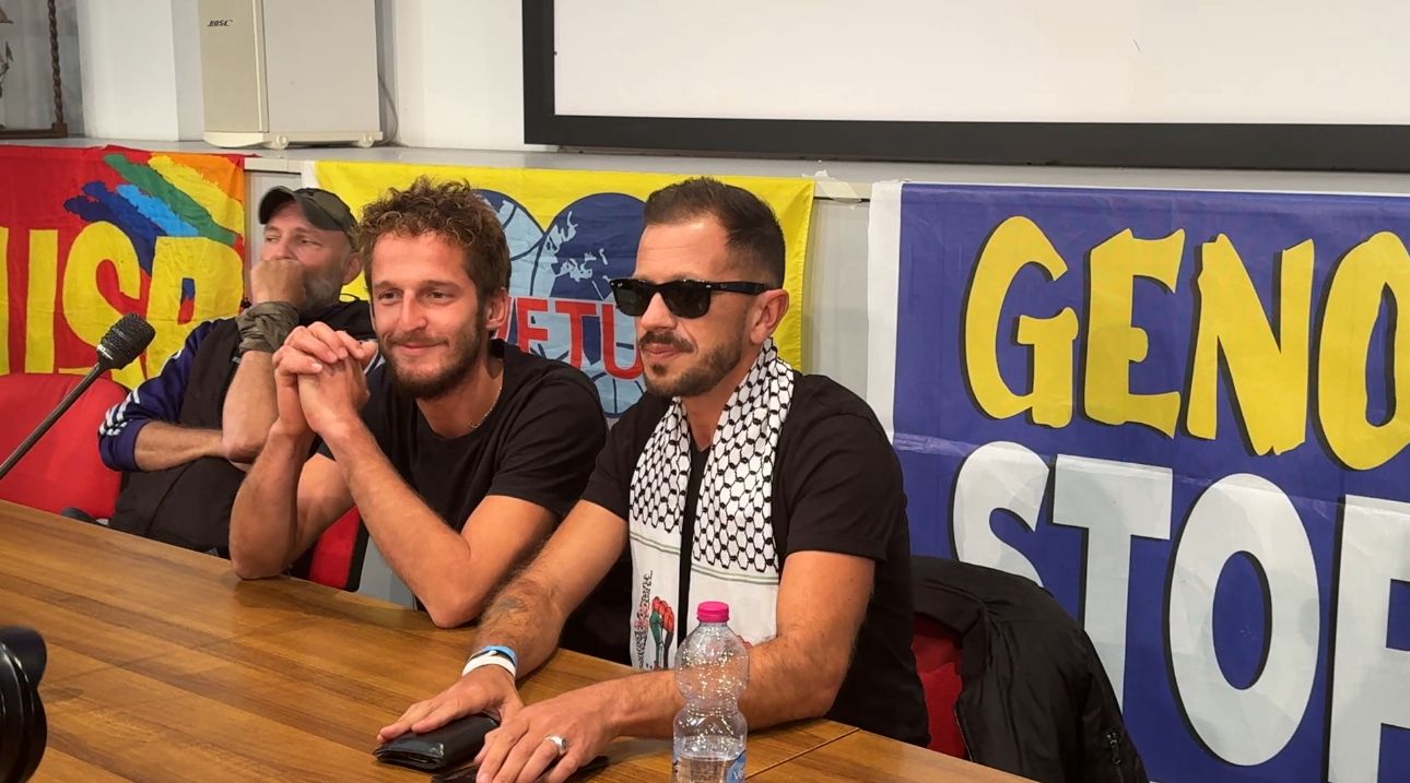 Flotilla, il ritorno di Nivoi e Viani a Genova: