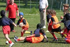 700 piccoli rugbisti in campo a Recco