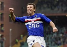 Samp, Cassano si allena con i compagni