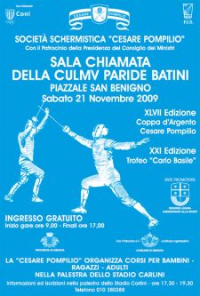 Domani la Coppa Pompilio-Trofeo Basile