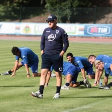 Sampdoria in campo a Bogliasco