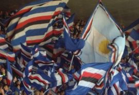 La Sampdoria in coro: 