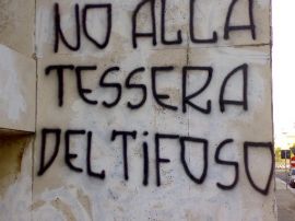 Tessera del tifoso, incidenti a Bergamo