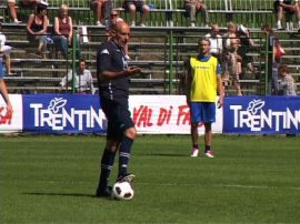 Samp già in campo questa mattina