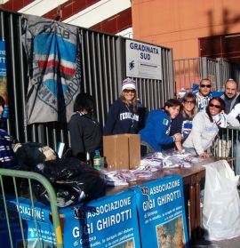 Samp-Roma, in vendita gli scaldacollo benefici