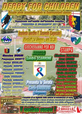 Tanto calcio e solidarietà al Derby for Children