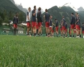 Genoa, ultimo allenamento a Neustift 