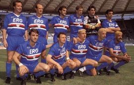 Samp, con il Padova un ricamo ricorda lo scudetto