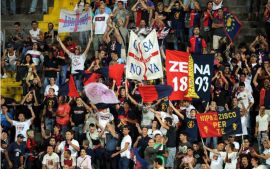 Sciopero, tifosi Genoa contro calciatori