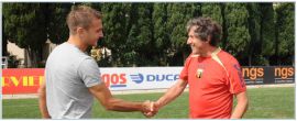 Genoa, Criscito in visita: 