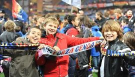 Genoa, 100 baby tifosi dell'Inter ospiti dell'Acg