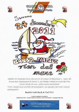 Babbo Natale allo Yacht Club Sanremo