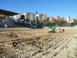 Continuano i lavori allo stadio Carlini