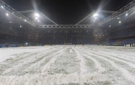 Neve, a Genova chiusi gli impianti sportivi