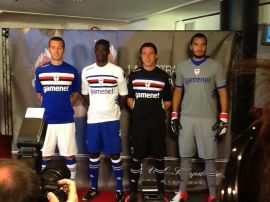 Samp, presentate le nuove maglie