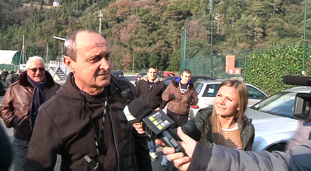 La Samp e Delio Rossi festeggiati a Bogliasco: 