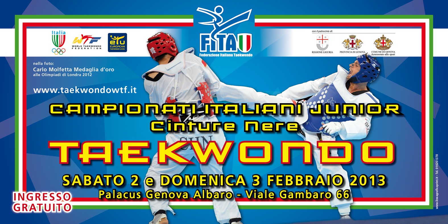 Nel week end i campionati Juniores Cinture Nere, Maschili e Femminiliva Genova 