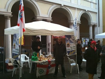 Gazebo della Lega Nord nel weekend