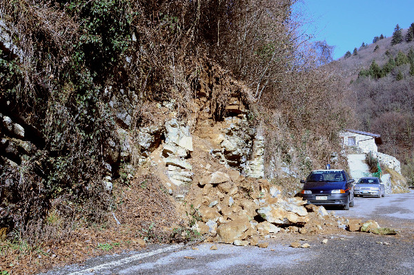 Domani sopralluogo alla frana di Terrile