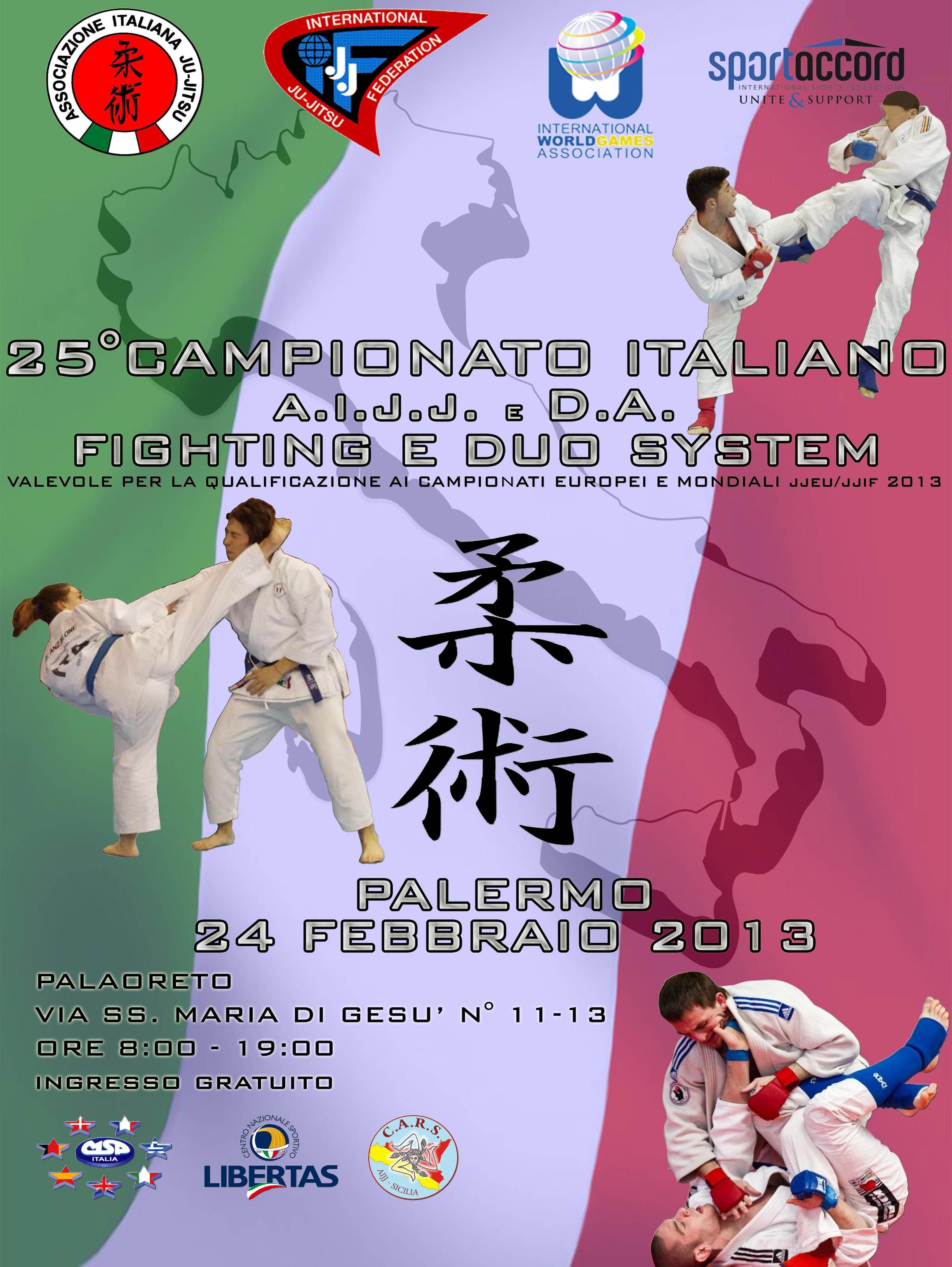 Tanti liguri in Sicilia per il campionato italiano di Ju Jitsu