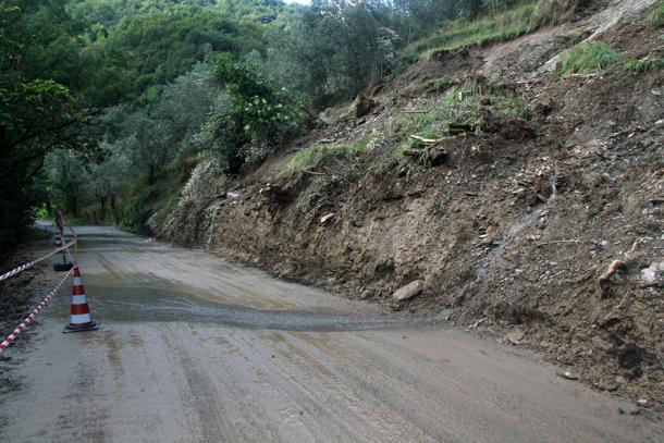 Frana: verso riapertura della strada Uscio-Terrile