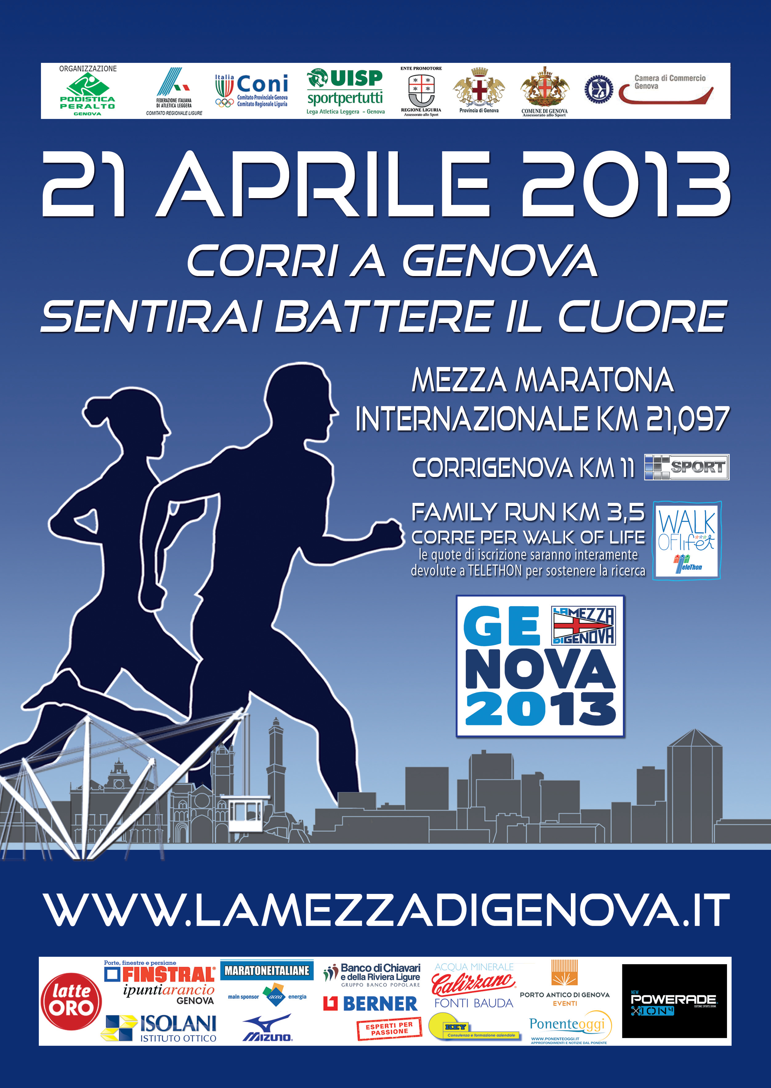 Conto alla rovescia per la Mezza Maratona di Genova 