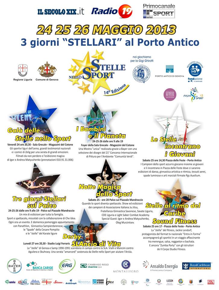 Dal 24 maggio la Festa dello Sport al Porto Antico