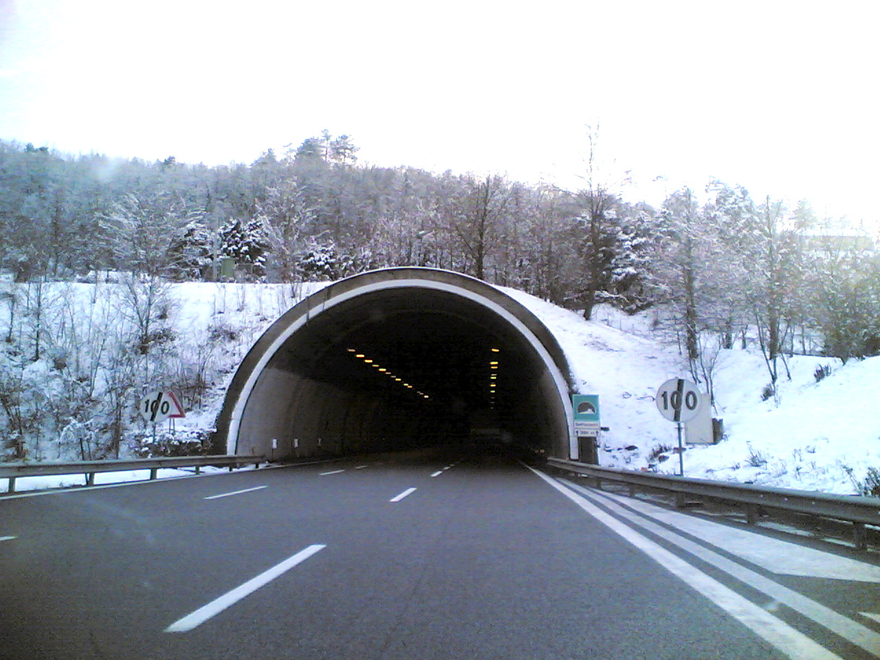 A26, chiusura temporanea