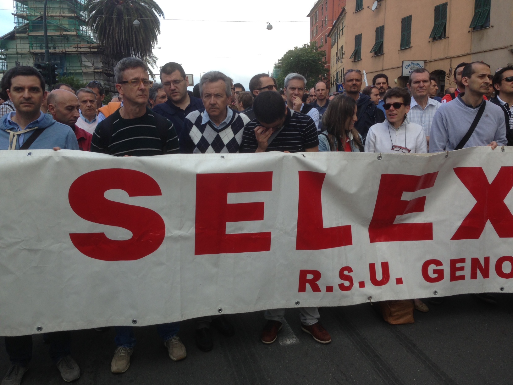 Sciopero Selex, terminata la manifestazione che ha bloccato il ponente