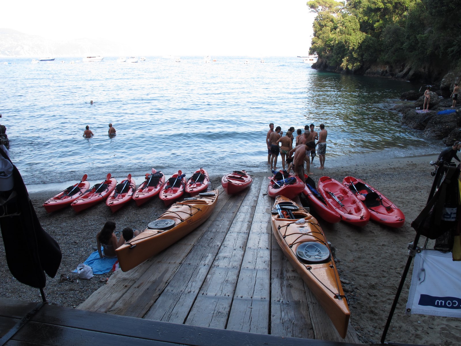 Portofino, la gara di canoa 'sbarca' a Paraggi