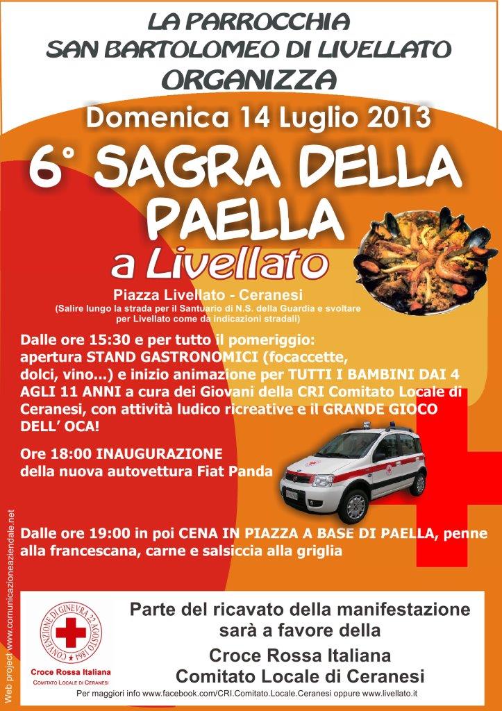 Domenica a Livellato è Sagra della Paella