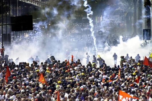 Il Coisp in piazza per ricordare il G8